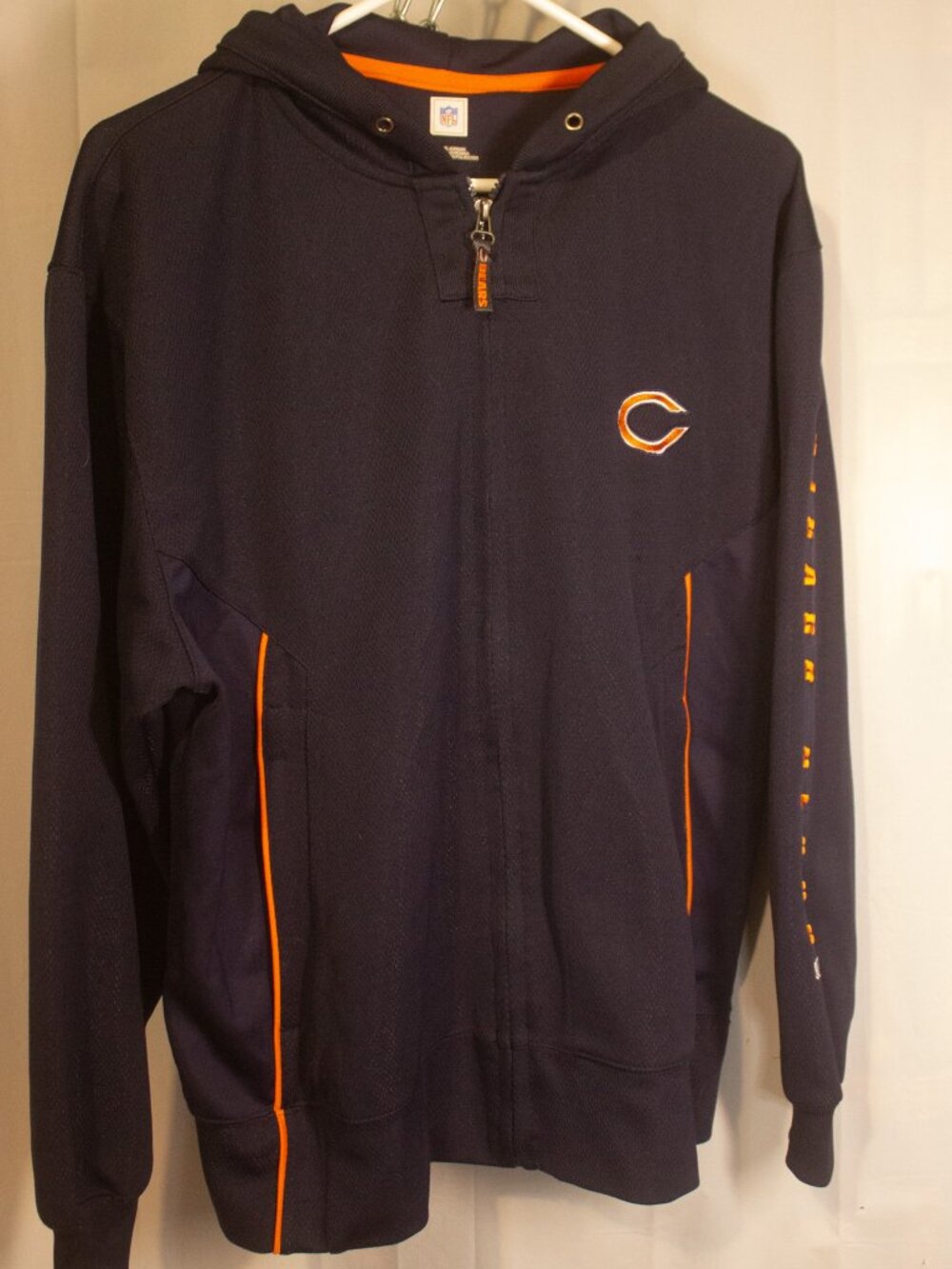 NFL Chicago Bears Hooded Jacket Men's Size Medium Preowned